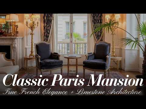 Classic Paris Mansion Interior Design - Luxury Home Tour