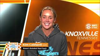 Interview Of New Head Coach Of Tennessee Lady Vols Kim Caldwell