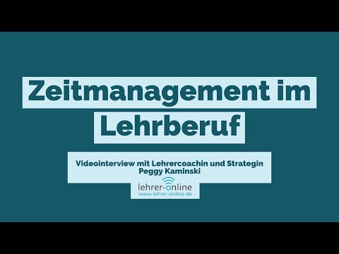 Zeitmanagement im Lehrberuf