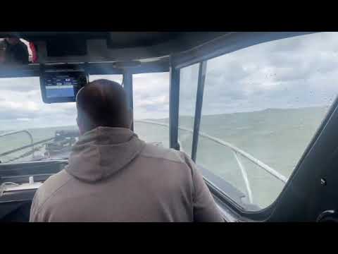 2021 Extreme Boats 745 Walk Around Lake Test and Sea Trial Off Cleveland 8-10' Waves, Wicked Weather