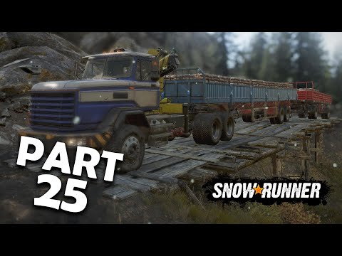 Transporting Cement For The Region #SnowRunner Gameplay Walkthrough Part 25