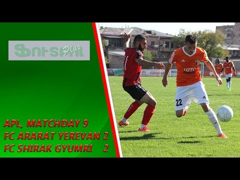 APL, Matchday 9 FC Ararat Yerevan - FC Shirak Gyumri 2-2