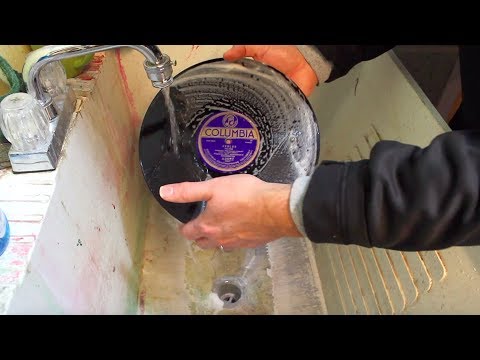 Shellac Stacks: How to Clean 78s