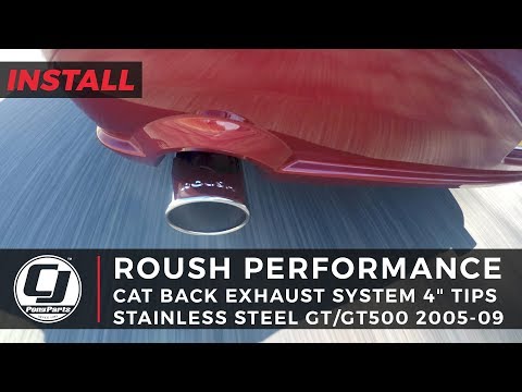Mustang GT Install: Roush Stainless Steel Off-Road Cat-Back Exhaust System