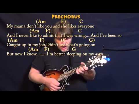 Love Yourself (Justin Bieber) Mandolin Cover Lesson in C with Chords/Lyrics