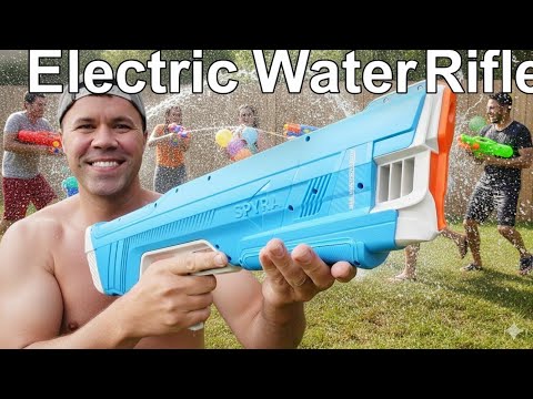The Best Water Gun Ever! Spyra 2 - The Electric Water Rifle