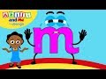 Learn Letter M The Alphabet With Akili Cartoons For Preschoolers