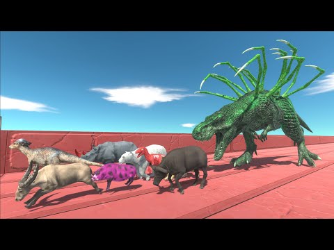 Escape from ALIEN T-REX - Animal Revolt Battle Simulator