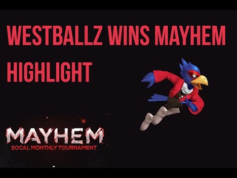 [SSBM] Westballz Mayhem Grandfinals Run Highlight