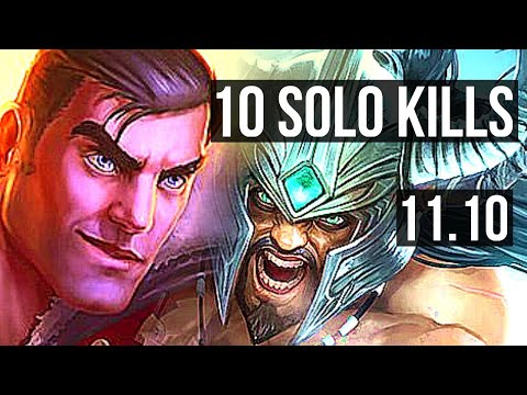 JAYCE vs TRYNDAMERE (TOP) (DEFEAT) | Rank 6, 10 solo kills, Legendary | BR Challenger | v11.10