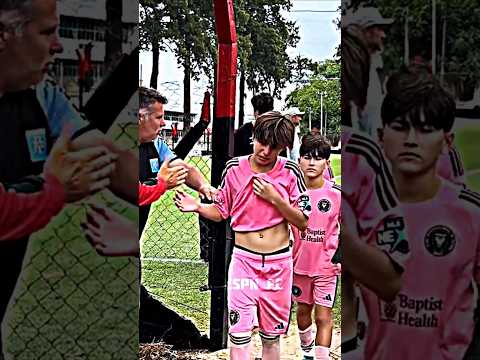 Thiago messi Reaction After Loss In The Newell's Cup Final
