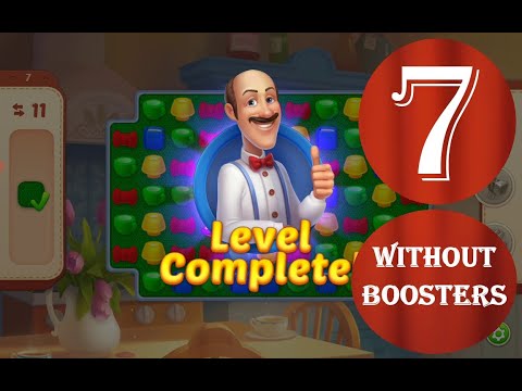 Homescapes Level 7 - [14 moves] [2022] [HD] solution of Level 7 Homescapes[No Boosters]