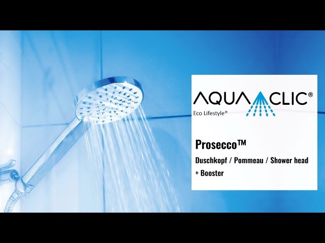 AquaClic Douchette manuelle Prosecco, avec enrichissement e