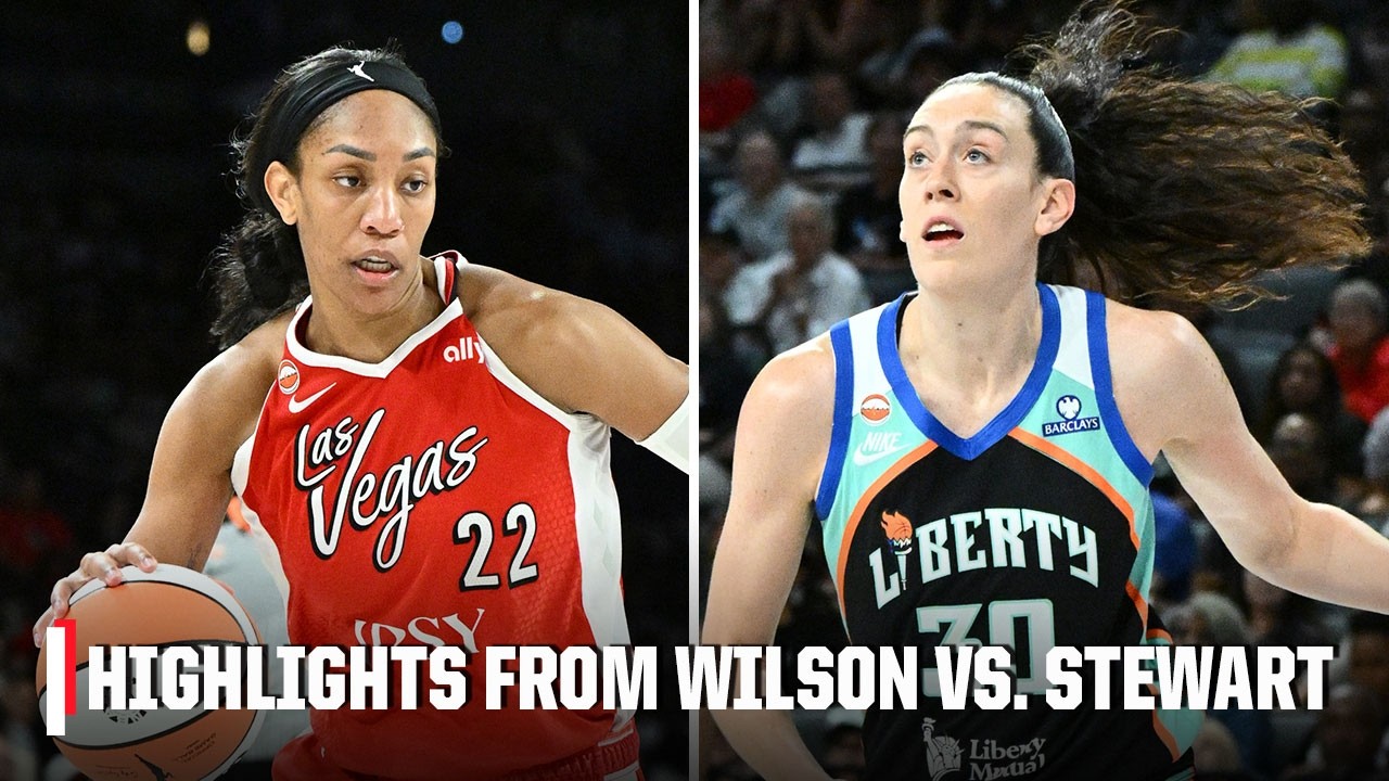 A'ja Wilson & Breanna Stewart PUT ON A SHOW in Liberty vs. Aces 🔥 | WNBA on ESPN