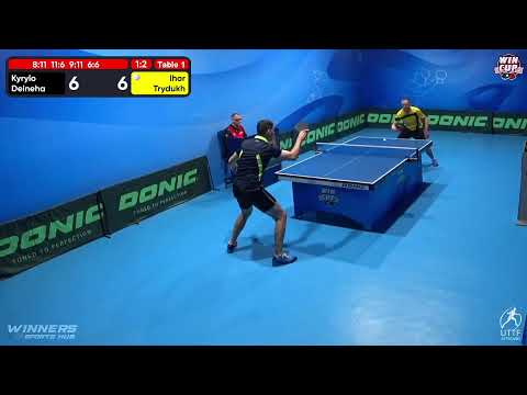 13:30 Kyrylo Deineha 1-3 Ihor Trydukh West 1 WIN CUP 28.11.2022 | TABLE TENNIS WINCUP