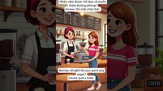 🔹 English Conversation at a Coffee Shop – Hội thoại tiếng Anh tại quán cà phê!