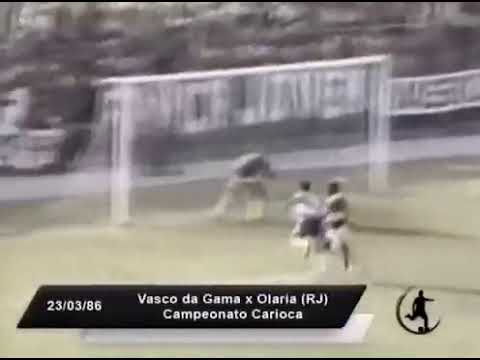 Romário (Vasco) - 23/03/1986 - Olaria 0x2 Vasco - 1 gol