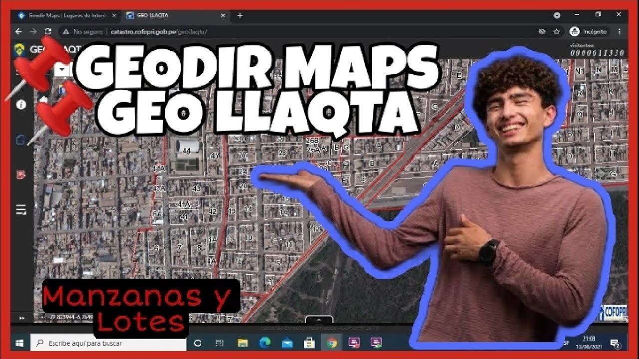 CÓMO SABER EL LOTE Y LA MANZANA DE UNA VIVIENDA - Geodir Maps - Geo Llaqta 😱😚