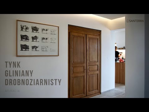 Tynk gliniany drobnoziarnisty biały - aplikacja