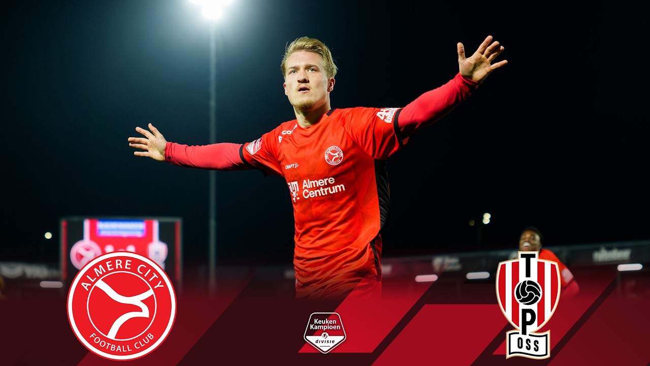Almere City vs TOP Oss Highlights