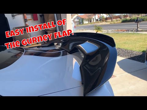 2020 GT500 Gurney Flap Install