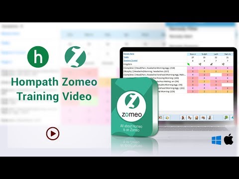 Training Video of Hompath Zomeo Homeopathy Software