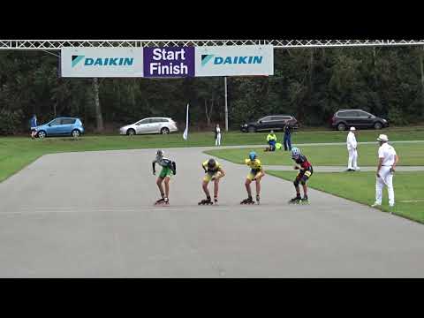 One lap 1/2 final cadet ladies - Daikin NK Inlineskaten 2020