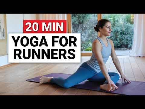 20 Min Yoga For Runners | All Levels Yoga To Stretch & Strengthen