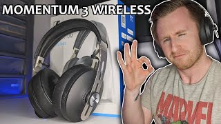 Video thumbnail for The BEST Noise Cancelling Headphones! Sennheiser Momentum 3 Wireless Review by PC Jack