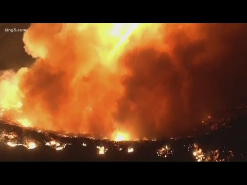華盛頓州31個消防部門協助撲滅加州野火 (31 Washington fire departments to help fight California wildfires)