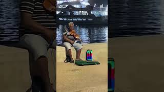 Esse homem deve ser o melhor violinista do mundo.