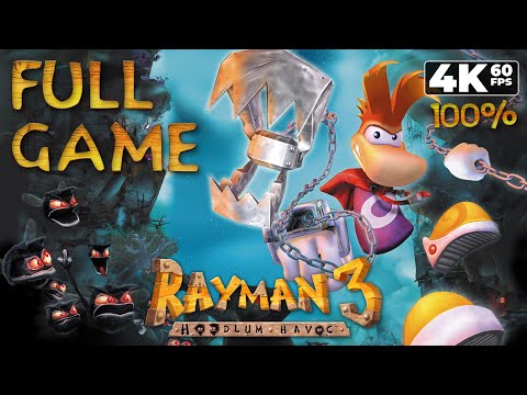 Rayman 3: Hoodlum Havoc (PC) - Full Game 4K60 Walkthrough (100% Score) - No Commentary