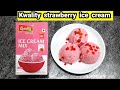 Strawberry Ice Cream Kwality Strawberry Cream Ice Cream Recipe Summer Recipes Iftarrecipes Ice Cream