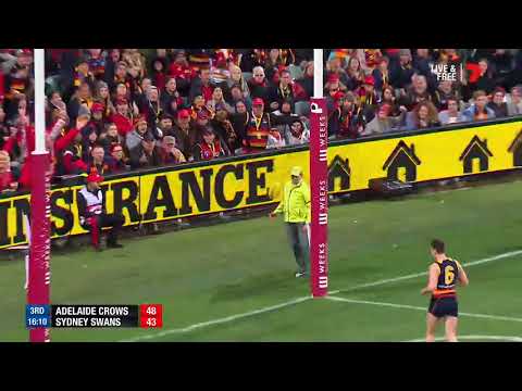 AFL Round 22 - Adelaide vs Sydney - Franklin's stunning finish