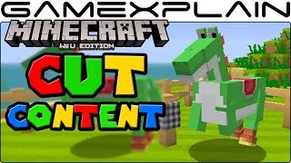 Cut Content Found in Minecraft Wii U: Super Mario Pack - Creepy Yoshi, Hooktail Ender Dragon, & More