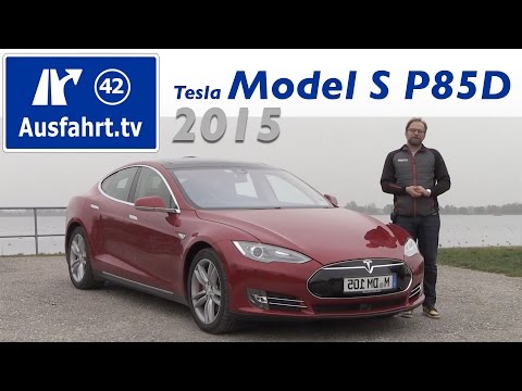 2015 Tesla Model S P85D - Fahrbericht der Probefahrt, Test, Review (German)