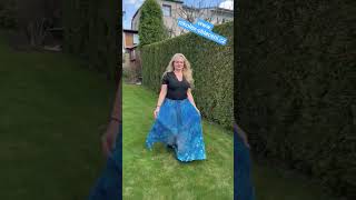 Dámská maxi sukně Modrý páv Venezia vel. S/L