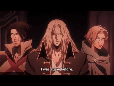 Alucard,Trevor and Sypha vs Dracula | Japanese Dub (1/3)
