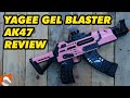 REVIEW: YaGee AK47 Gel Ball Blaster Full Auto Unboxing