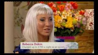 Escort Girl Rebecca Dakin on ITV's This Morning "The Girlfriend Experience"