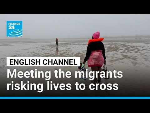 On the beach with migrants determined to cross Channel to UK