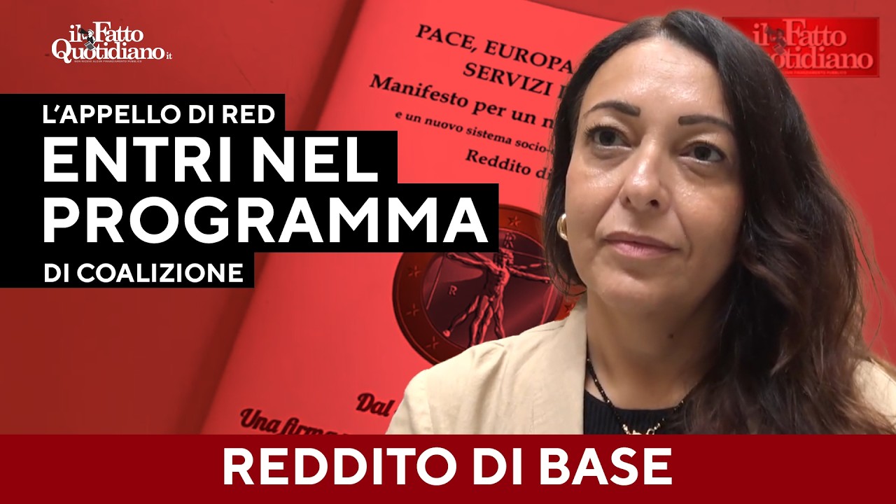 Reddito di base, Red al campo largo: “Troppa timidezza. Pd, M5s e Avs ascoltino la base”