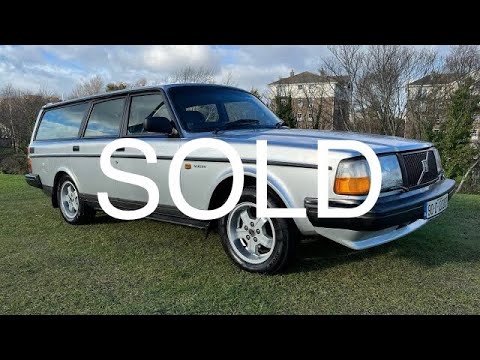 1990 Volvo 240 GLT 5 speed Estate with Black leather