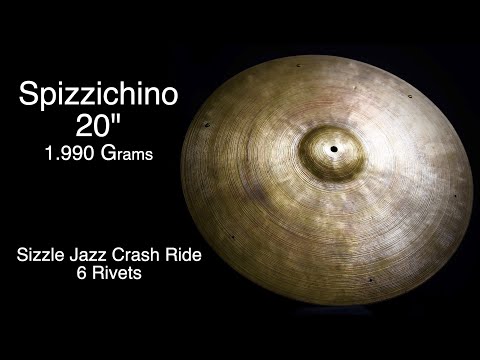 Spizzichino 20" SIzzle Jazz Crash Ride 1990 grams