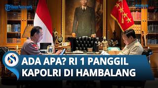 Pertemuan 1 Jam, Ini yang Dibahas Prabowo dan Kapolri di Hambalang