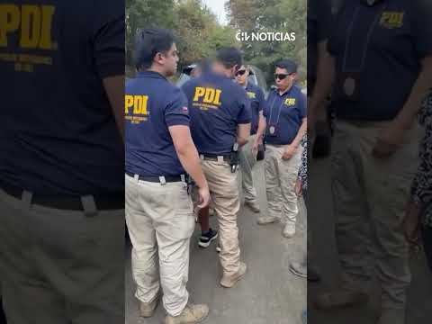 Así fue la captura en Concepción del sujeto acusado de provocar devastador incendio forestal