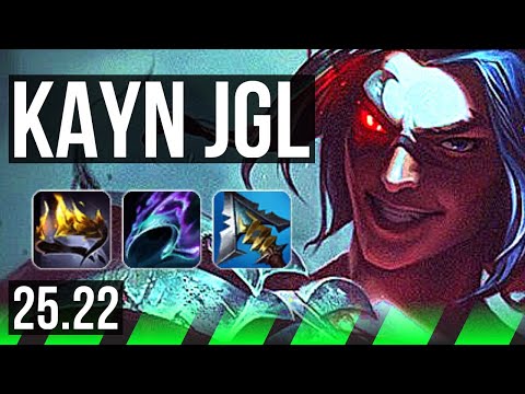 KAYN vs KHA'ZIX (JGL) | Legendary, 25/3/7, 1400+ games, 40k DMG | EUW Diamond | 25.22