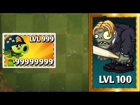 Gargimp Legal Level 100 VS All Plant Level 999 || Which Plant Will Win || Pvz2