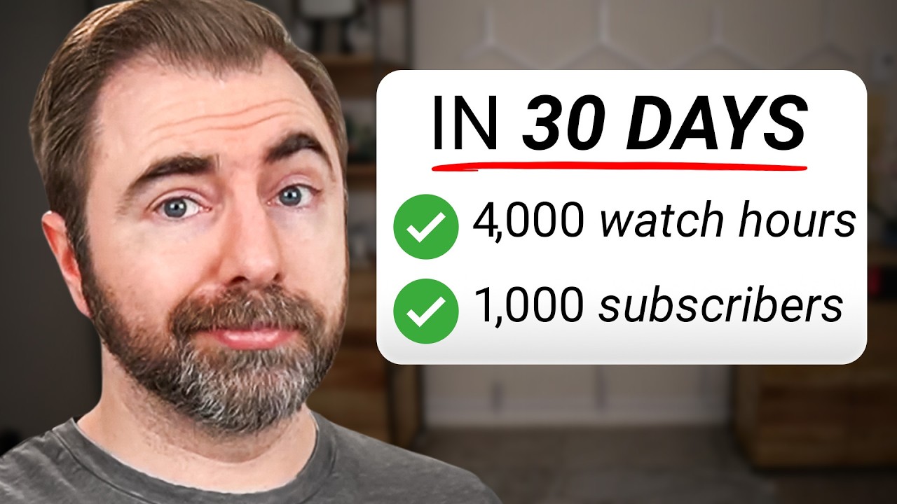 How To Monetize Your Channel in 30 Days