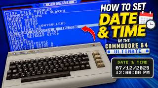 Commodore 64 Ultimate Time & Date Configuration